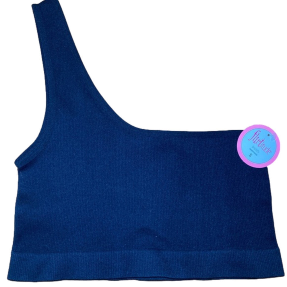 Flirtitude one shoulder‎ seamless bralette size S junior’s